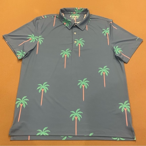 chubbies Other - Chubbies Performance Palm Tree Golf Tee Polo Size XXL